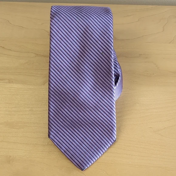 SALE💥. Dion Signature tie, purple - Picture 1 of 4